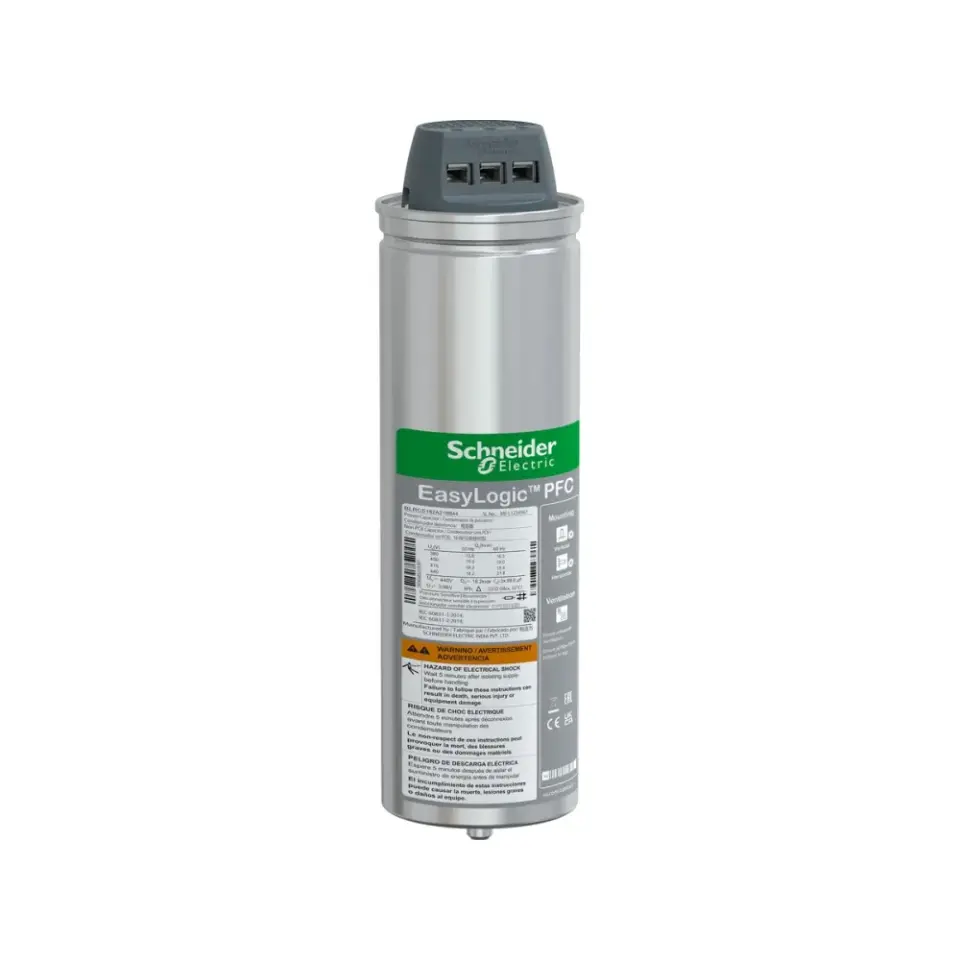 Schneider Electric BLRCS182A218B44, EasyLogic EasyCan, 18.2 kVAR, 440 Volt, Trifaze, Standart Yük Kondansatörü