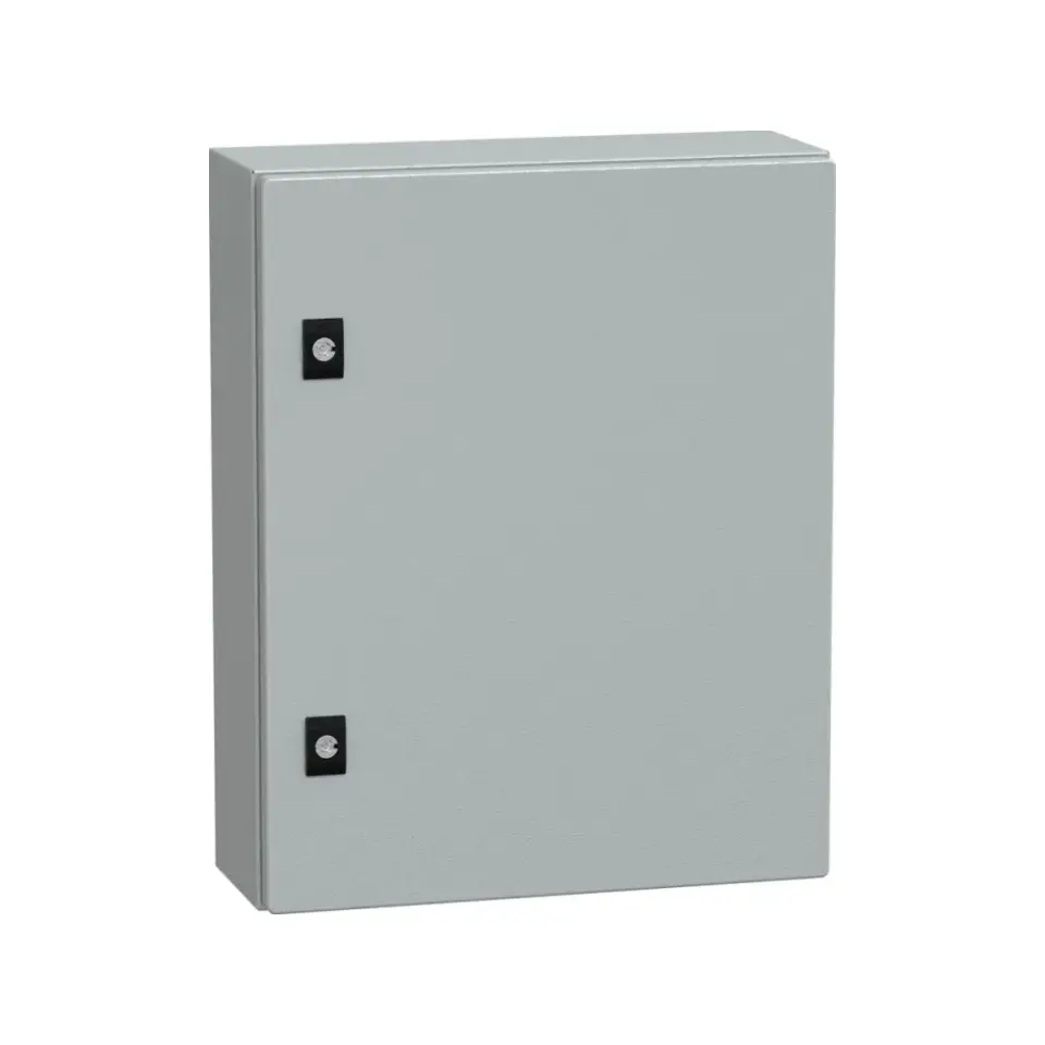 Schneider Electric NSYCRN54150, PanelSeT CRN, 500x400x150mm, Düz Kapılı Duvar Tipi Metal Pano, IP66, Montaj Plakasız