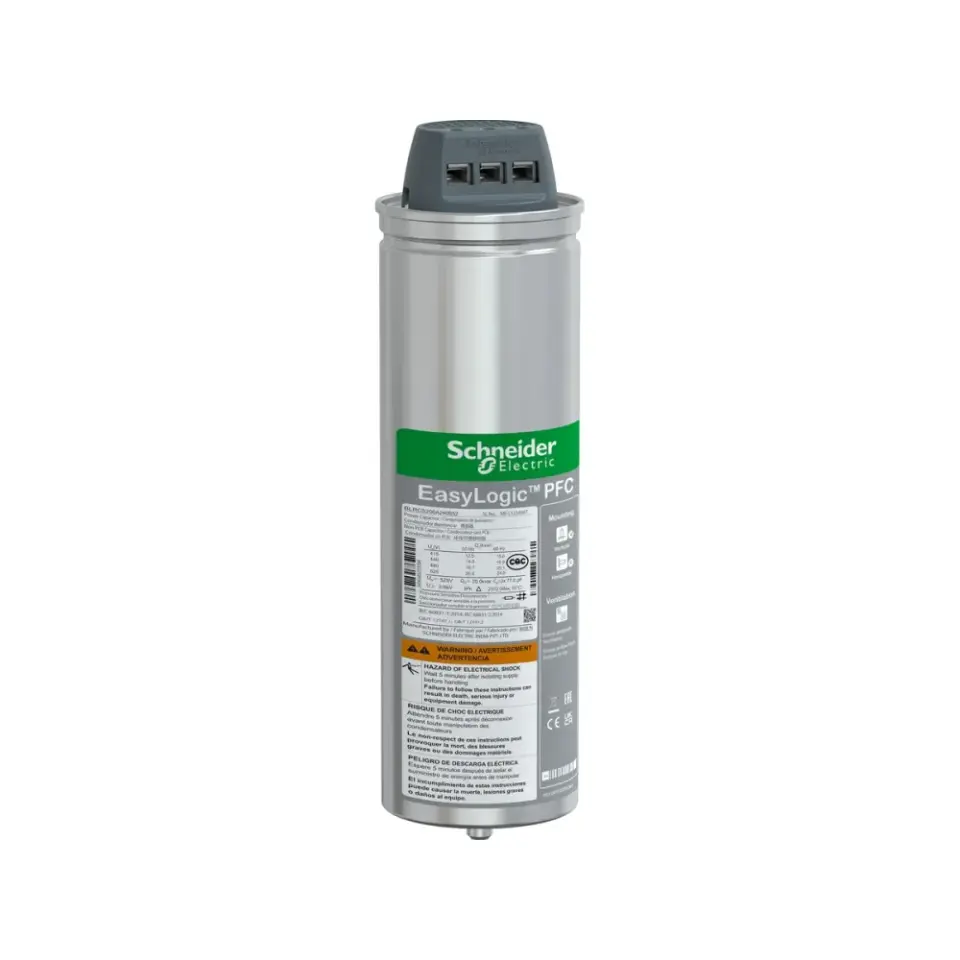 Schneider Electric BLRCS200A240B52, EasyLogic EasyCan, 20 kVAR, 525 Volt, Trifaze, Standart Yük Kondansatörü