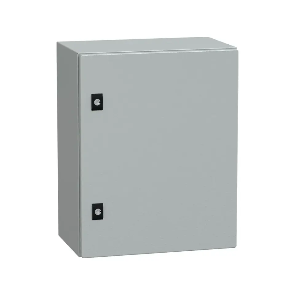 Schneider Electric NSYCRN54250, PanelSeT CRN, 500x400x250mm, Düz Kapılı Duvar Tipi Metal Pano, IP66, Montaj Plakasız