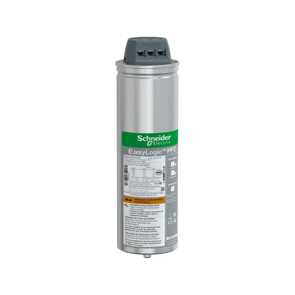 Schneider Electric BLRCS250A300B40, EasyLogic EasyCan, 25 kVAR, 400 Volt, Trifaze, Standart Yük Kondansatörü