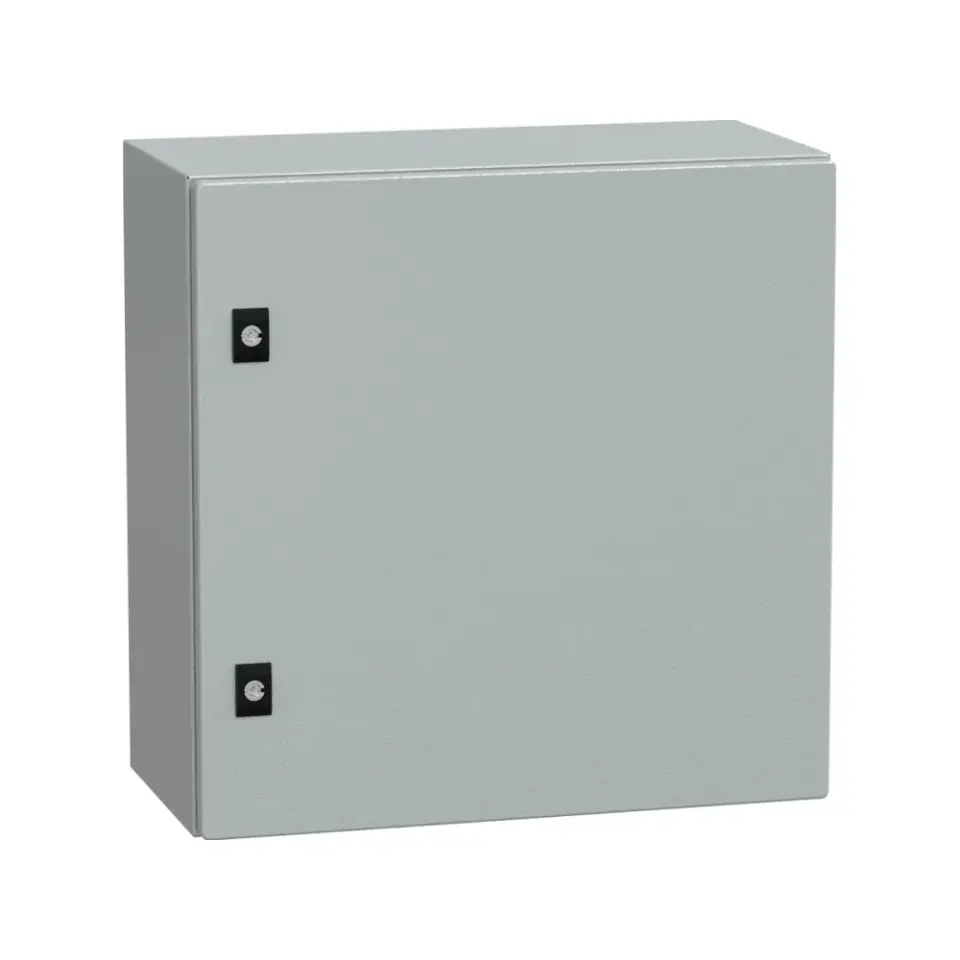 Schneider Electric NSYCRN55250, PanelSeT CRN, 500x500x250mm, Düz Kapılı Duvar Tipi Metal Pano, IP66, Montaj Plakasız