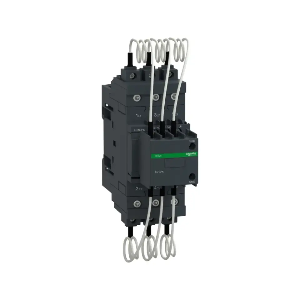 Schneider Electric LC1DTKM7, TeSys Deca, 40 kVar, Kompanzasyon Kontaktörü, 220 Volt AC, 1NA+1NK