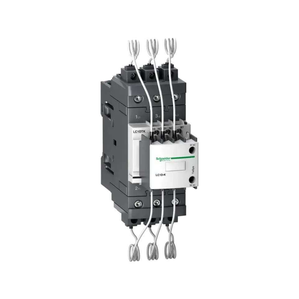 Schneider Electric LC1DTKV7, TeSys Deca, 40 kVar, Kompanzasyon Kontaktörü, 400 Volt AC, 1NA+1NK