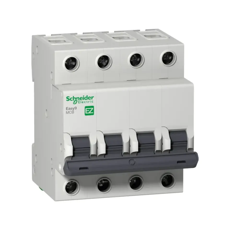 Schneider Electric EZ9F51440, Easy9, 40 Amper, 4 Kutuplu, C Tipi, Otomatik Sigorta, 10 kA, 4x40C