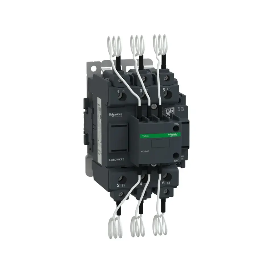 Schneider Electric LC1DWK12M7, TeSys Deca, 60 kVar, Kompanzasyon Kontaktörü, 220 Volt AC, 1NA+1NK