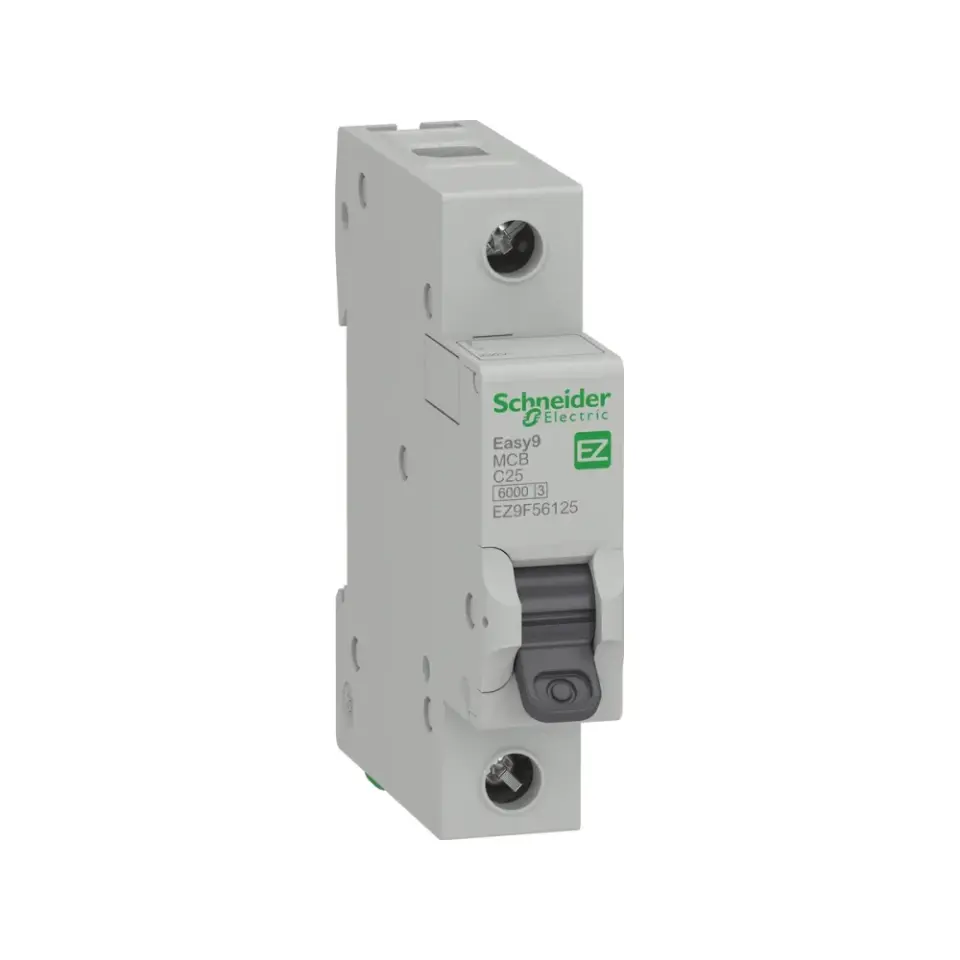 Schneider Electric EZ9F56125, Easy9, 25 Amper, 1 Kutuplu, C Tipi, Otomatik Sigorta, 6 kA, 1x25C