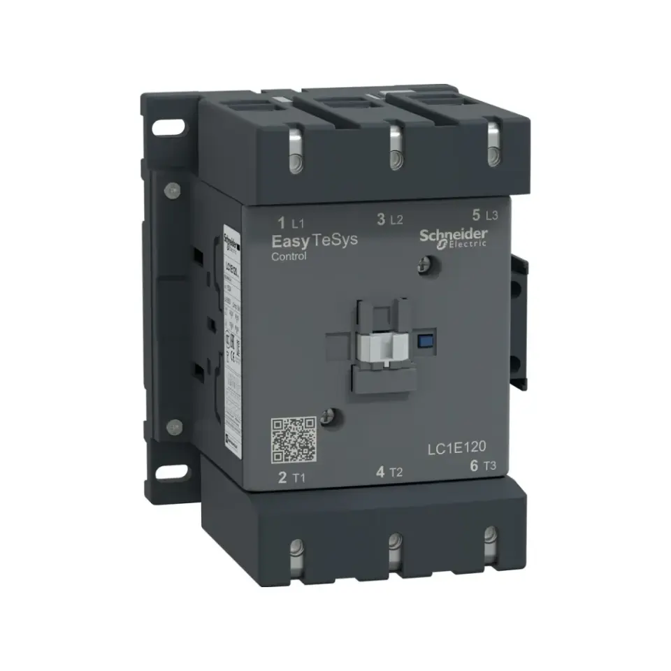 Schneider Electric LC1E120B5, EasyPact TVS, 120 Amper, 55 kW, 3 Kutuplu, Kontaktör, 24 Volt AC, 1NA+1NK