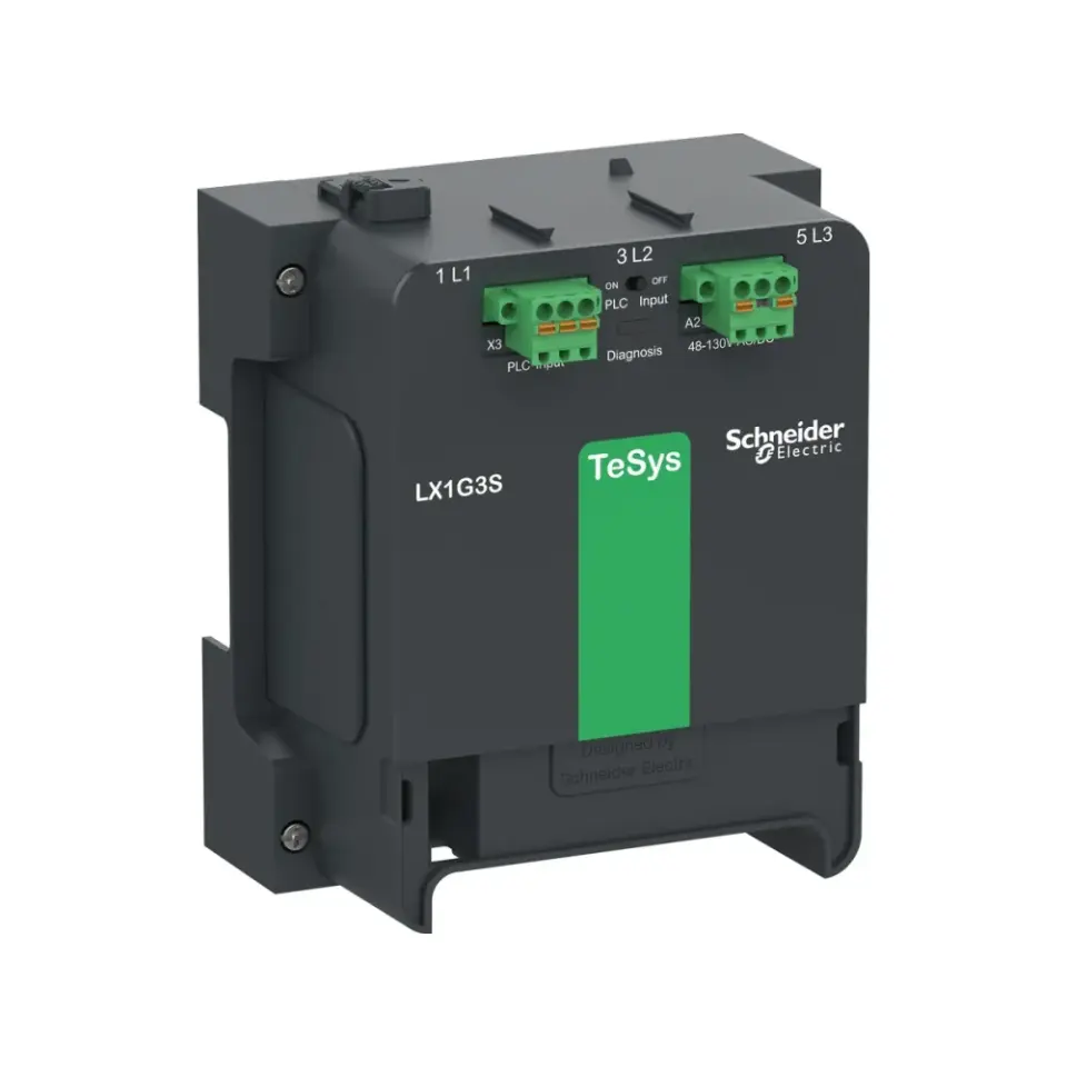 Schneider Electric LX1G3SBEEA, TeSys Giga, LC1G400-G500 Kontaktörler için Yedek Elektronik Bobin, 3 Kutup için, 24-48 Volt AC/DC