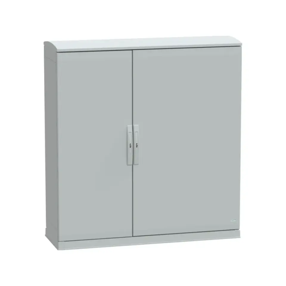 Schneider Electric NSYPHDZT12124P, PanelSeT PHD, 1343x1250x420mm, Dikili Tip Düz Kapaklı Cam Elyaf Takviyeli Polyester Pano, IP65