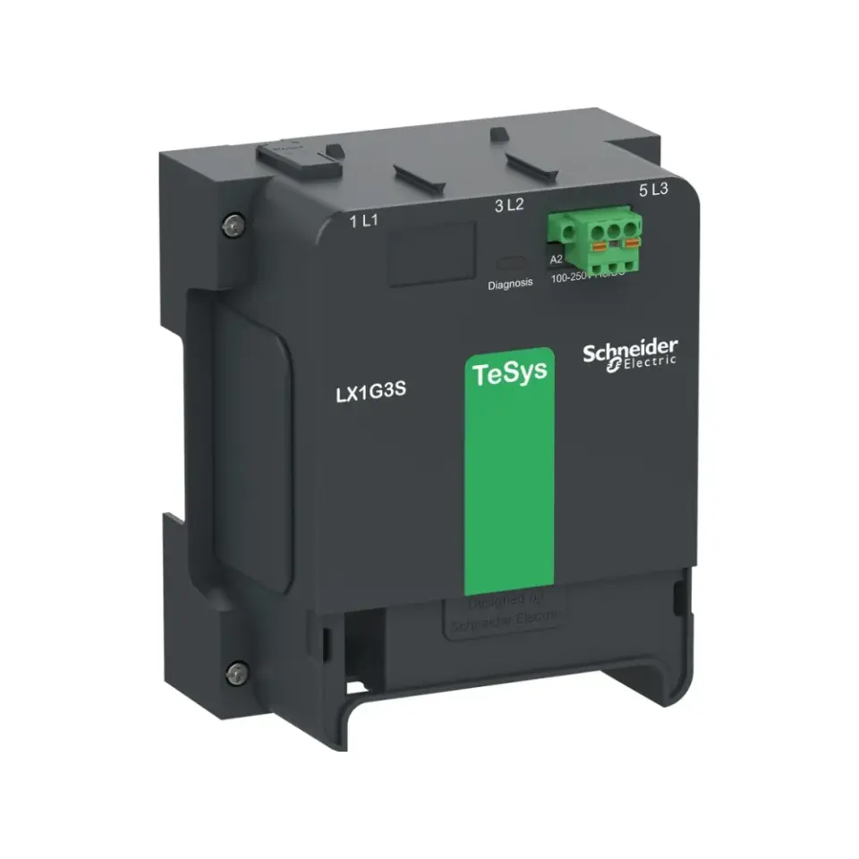 Schneider Electric LX1G3SEHEN, TeSys Giga, LC1G400-G500 Kontaktörler için Yedek Elektronik Bobin, 3 Kutup için, 48-130 Volt AC/DC