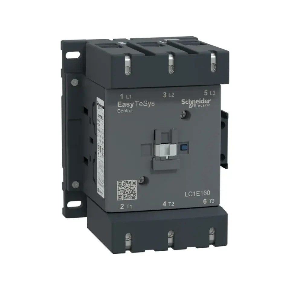 Schneider Electric LC1E160M5, EasyPact TVS, 160 Amper, 75 kW, 3 Kutuplu, Kontaktör, 220 Volt AC, 1NA+1NK