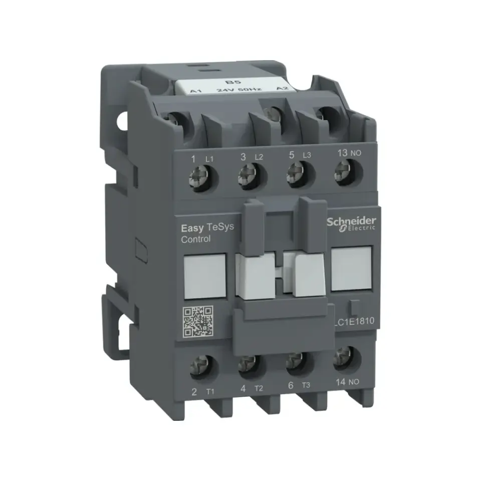 Schneider Electric LC1E1810B5, EasyPact TVS, 18 Amper, 7.5 kW, 3 Kutuplu, Kontaktör, 24 Volt AC, 1NA