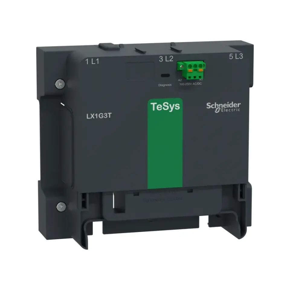 Schneider Electric LX1G3TKUEN, TeSys Giga, LC1G630-G800 Kontaktörler için Yedek Elektronik Bobin, 3 Kutup için, 100-250 Volt AC/DC