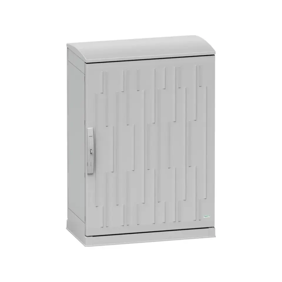 Schneider Electric NSYPHDZT15124, PanelSeT PHD, 1593x1250x420mm, Dikili Tip Poster Önleyici Kapaklı Cam Elyaf Takviyeli Polyester Pano, IP65
