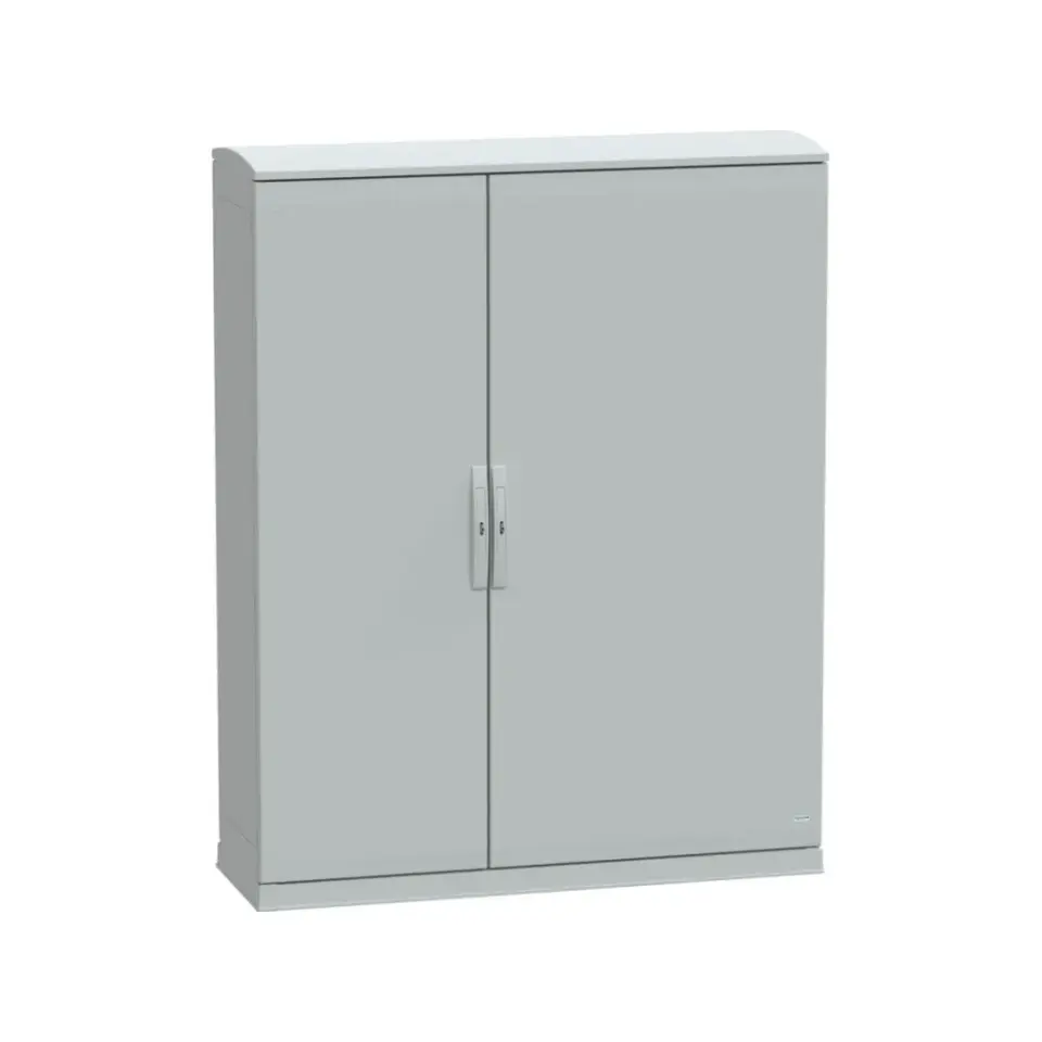 Schneider Electric NSYPHDZT15124P, PanelSeT PHD, 1593x1250x420mm, Dikili Tip Düz Kapaklı Cam Elyaf Takviyeli Polyester Pano, IP65