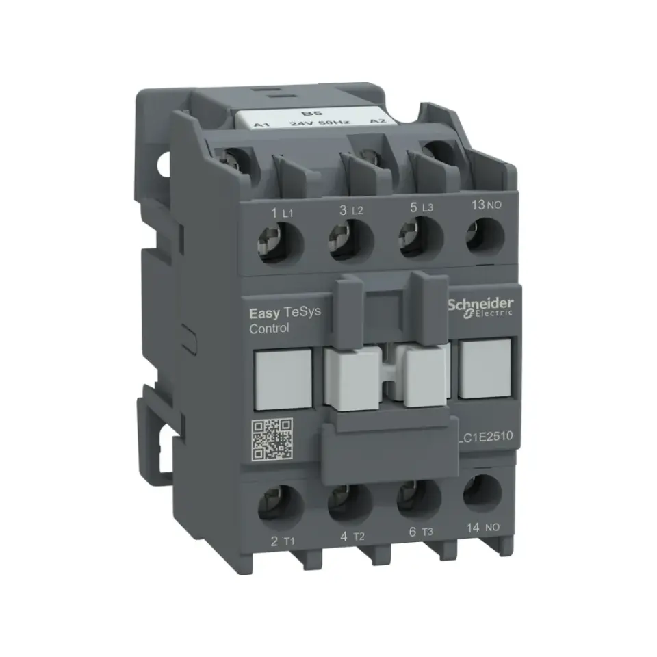 Schneider Electric LC1E2510B5, EasyPact TVS, 25 Amper, 11 kW, 3 Kutuplu, Kontaktör, 24 Volt AC, 1NA