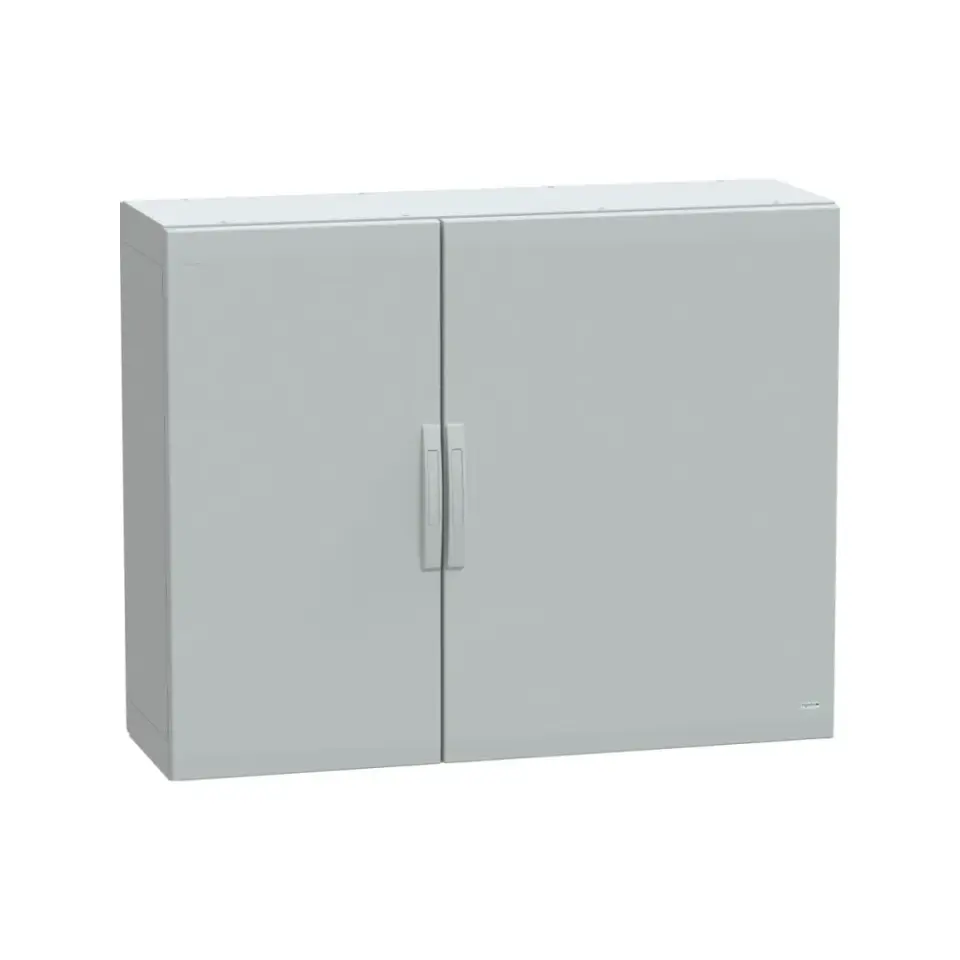 Schneider Electric NSYPLA10124G, PanelSeT PLA, 1000x1250x420mm, Düz Kapılı Zemin Tipi Polyester Pano, IP65