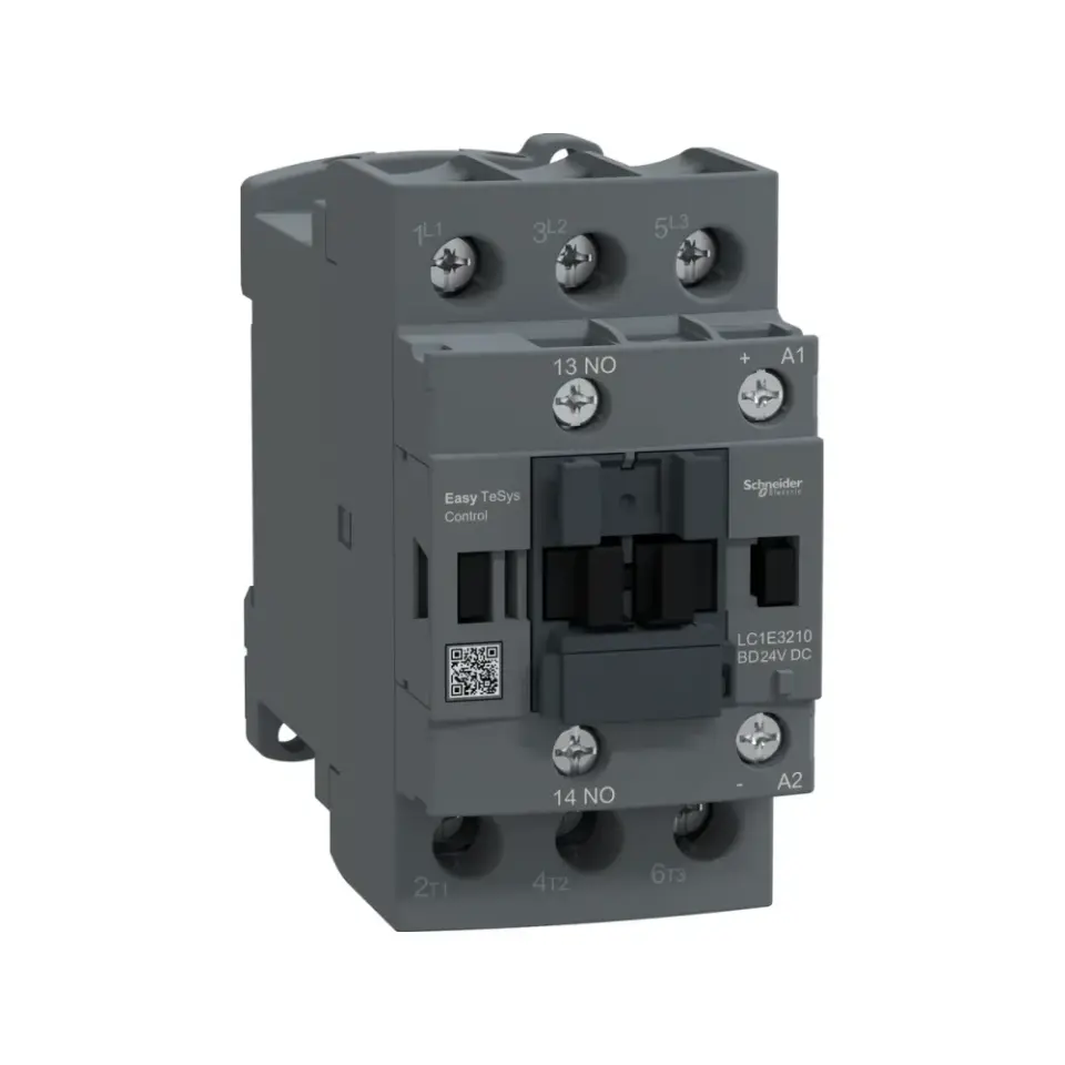 Schneider Electric LC1E3210BD, EasyPact TVS, 32 Amper, 15 kW, 3 Kutuplu, Kontaktör, 24 Volt DC, 1NA
