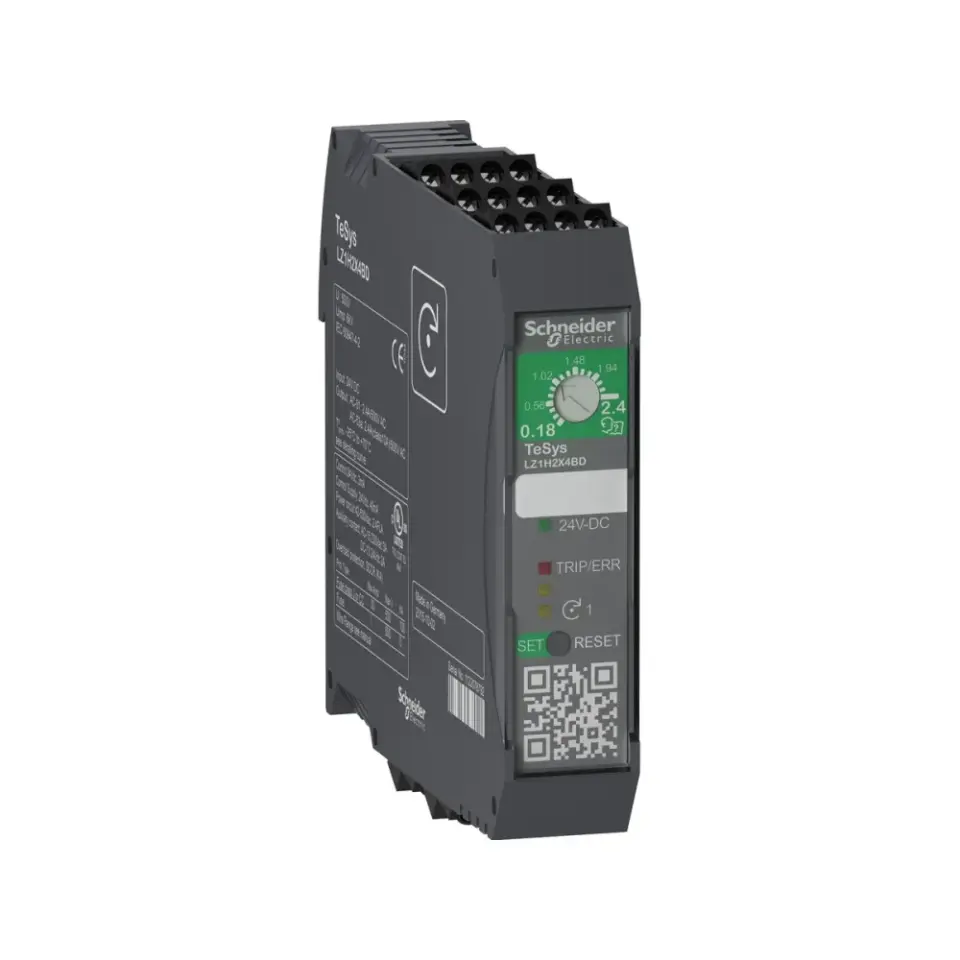 Schneider Electric LZ1H6X5BD, TeSys Hybrid, 3 kW, 1.5-6.4 Amper, Ultra Kompakt Direkt Motor Yolverici, 24 Volt DC