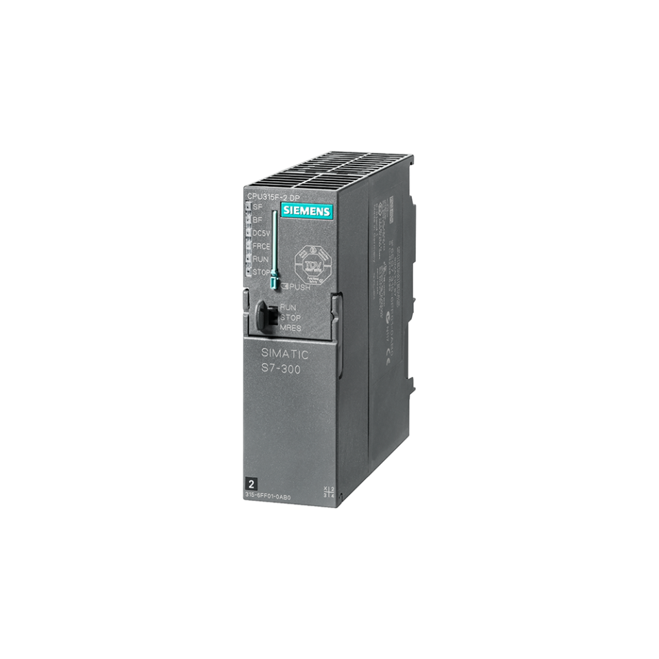 Siemens 6ES7315-6FF04-0AB0 CPU 315F-2DP 384 KB Failsafe CPU S7-300F