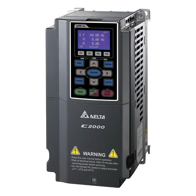 Delta VFD055C43A VFD-C2000, 7.5HP 460V, FOC & TRQ