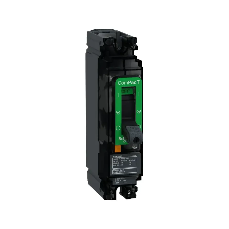 Schneider Electric C10F1TM030, ComPact NSX DC, 30 Amper, 1 Kutuplu, 36 kA, Kompakt Şalter, NSX100F, TM32D