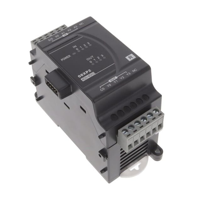 Delta DVP08XP211R I/O MODULE 4 DIGITAL 4 RELAY 24V