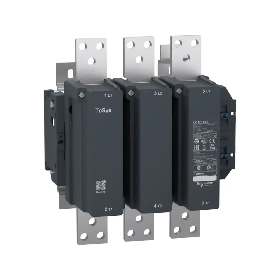 Schneider Electric LC1F1250F7, TeSys F, AC-1 için 1260 Amper, 3 Kutuplu, Kontaktör, 110 Volt AC