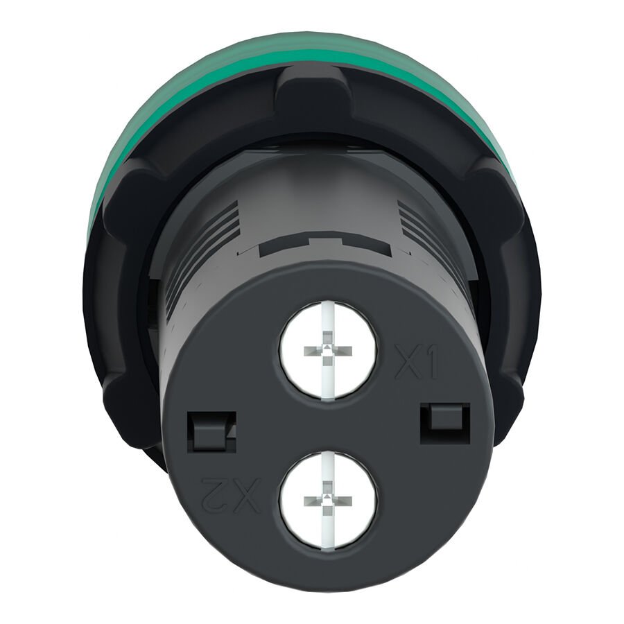 Schneider XA2EVB3LC Yeşil Sinyal lambası 24V AC/ DC Buton ve Akseuarları