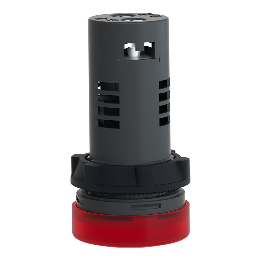 Schneider XA2EVB4LC Kırmızı Sinyal lambası 24V AC/ DC Buton ve Akseuarları
