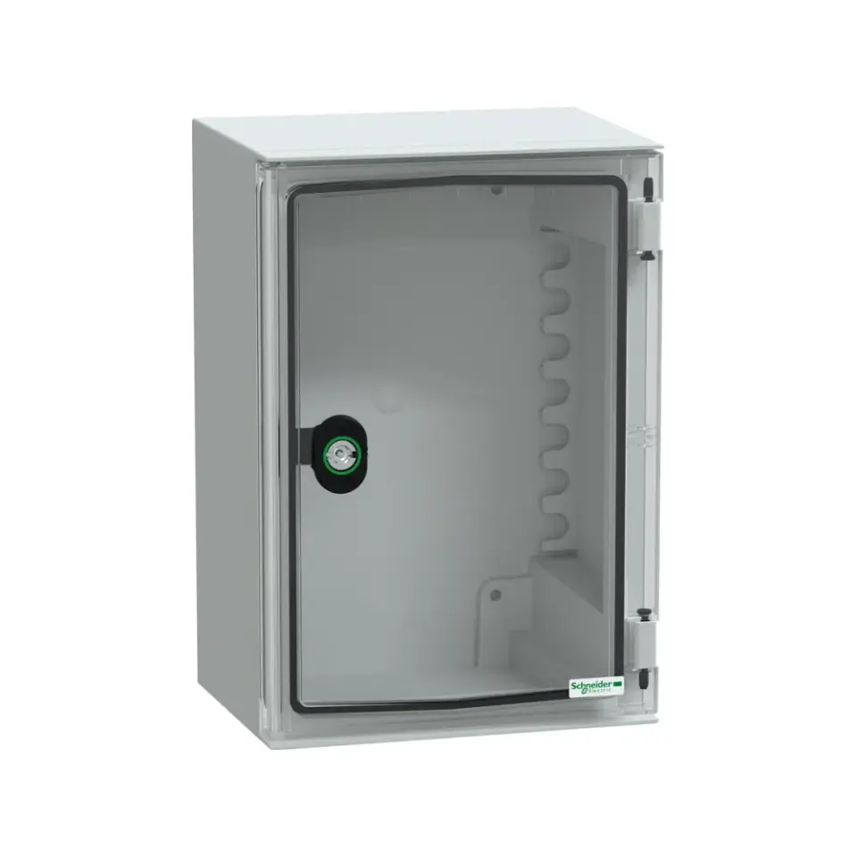 Schneider Electric NSYPLM32TG, PanelSeT PLM, 310x215x160mm, Şeffaf Kapılı ABS+Polikarbonat Duvar Tipi Pano, IP66