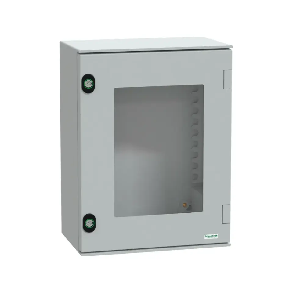 Schneider Electric NSYPLM43TG, PanelSeT PLM, 430x330x200mm, Şeffaf Kapılı Polyester Duvar Tipi Pano, IP66