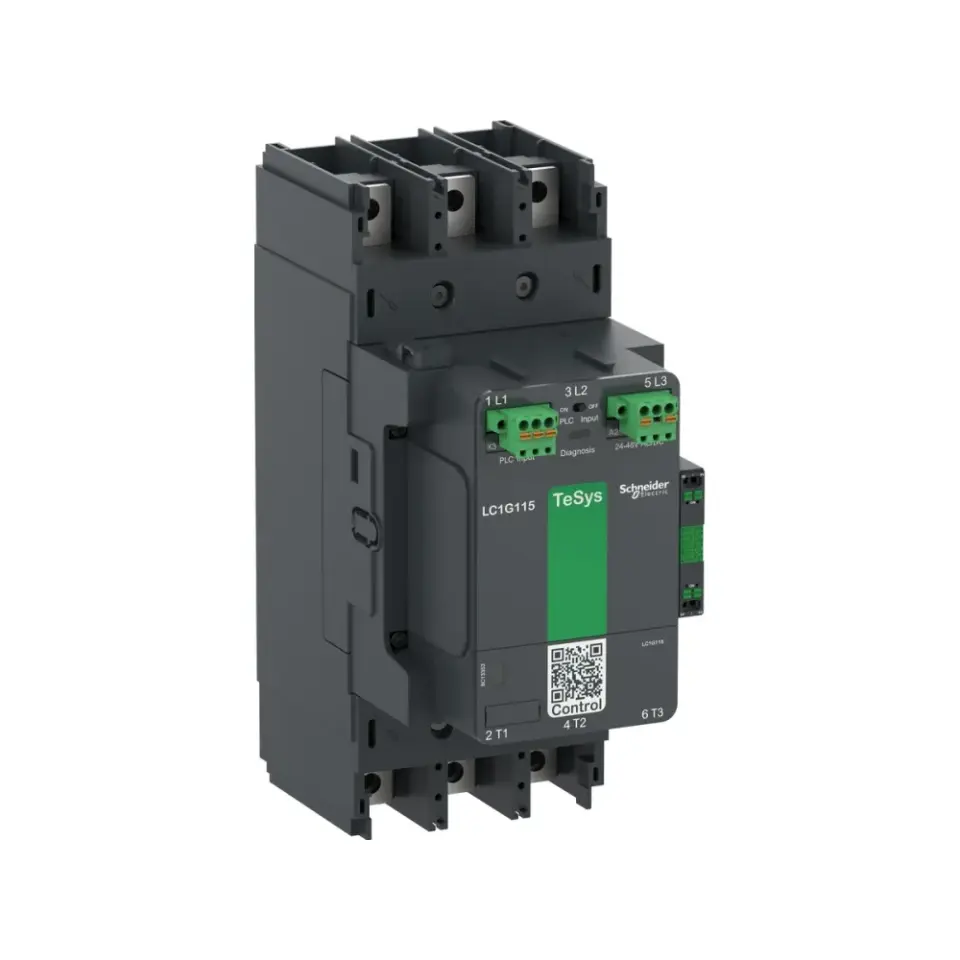 Schneider Electric LC1G150LSEA, TeSys Giga, 150 Amper, 75 kW, 3 Kutuplu, Kontaktör, 200-500 Volt AC/DC, 1NA+1NK