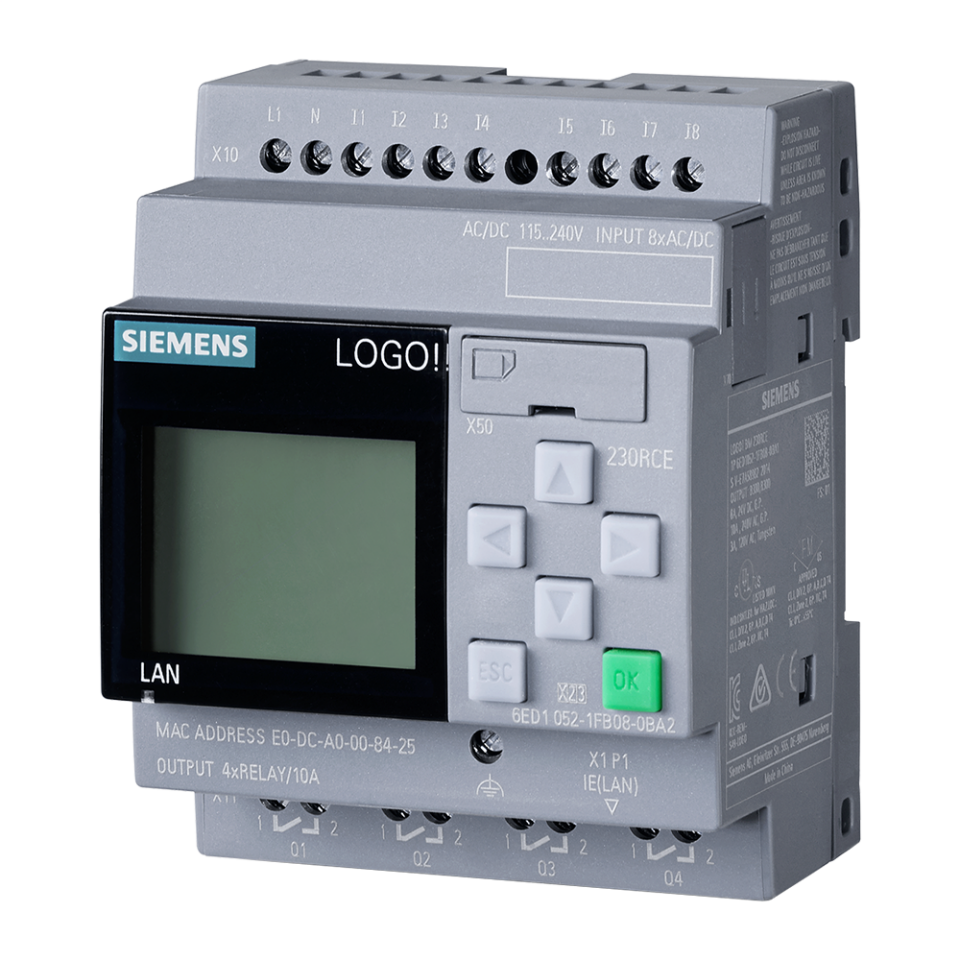 Siemens 6ED1052-1FB08-0BA2 230 RCE 8DI / 4D0 Logo