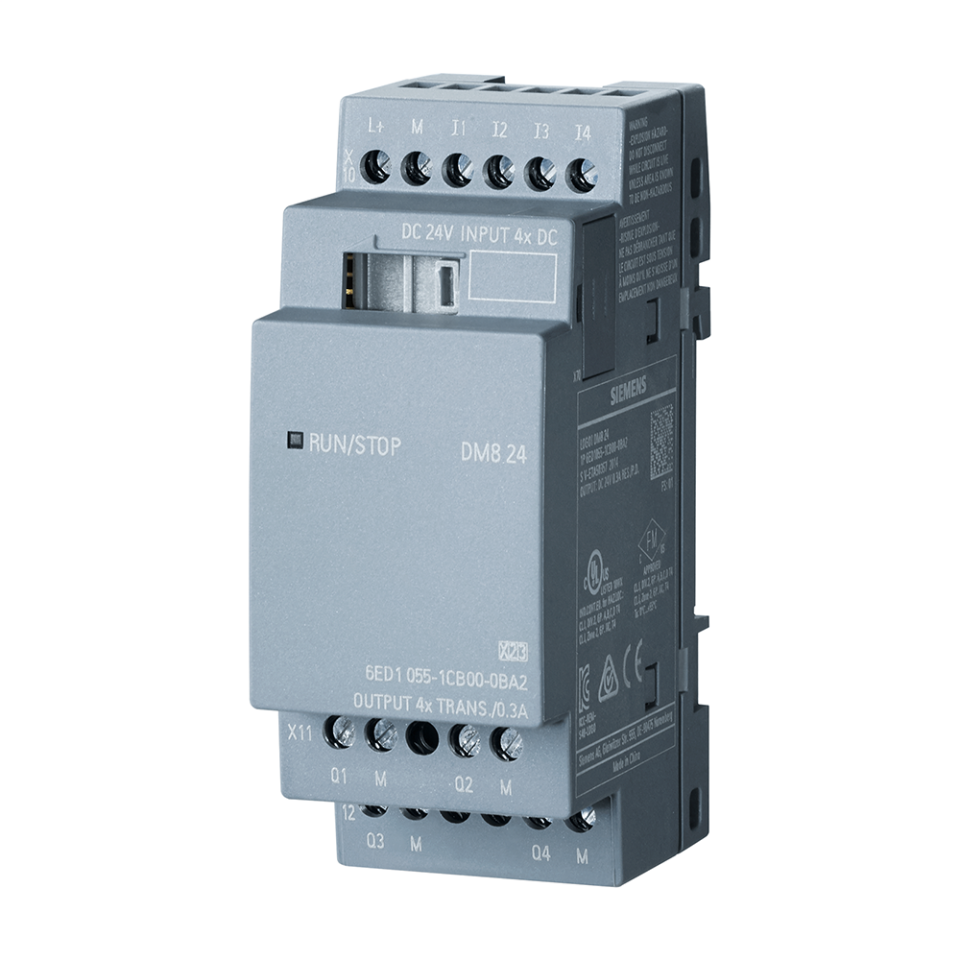 Siemens 6ED1055-1CB00-0BA2 24V/24V/24V 4DI / 4DO Logo