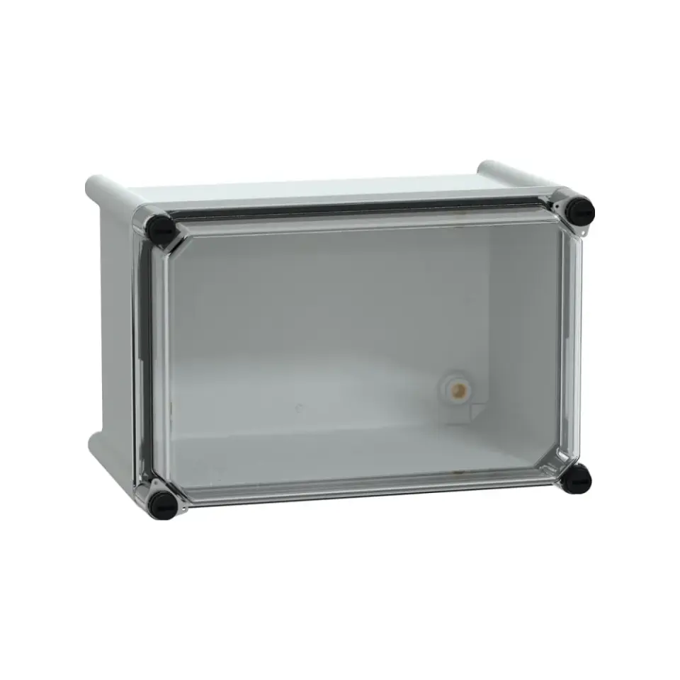 Schneider Electric NSYPLS1827G, PanelSeT PLS, 180x270x180mm, Şeffaf Polikarbonat Kapaklı Polyester Kutu, IP66