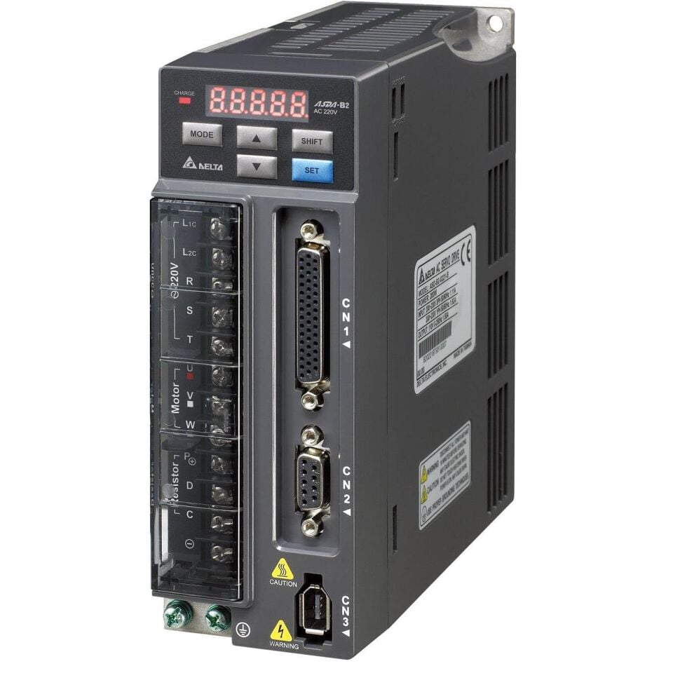 Delta ASD-B2-0121-B B2 SERVO DRIVE, 100W, 230V 1PH/3