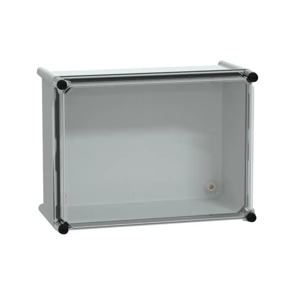 Schneider Electric NSYPLS2736G, PanelSeT PLS, 270x360x180mm, Şeffaf Polikarbonat Kapaklı Polyester Kutu, IP66