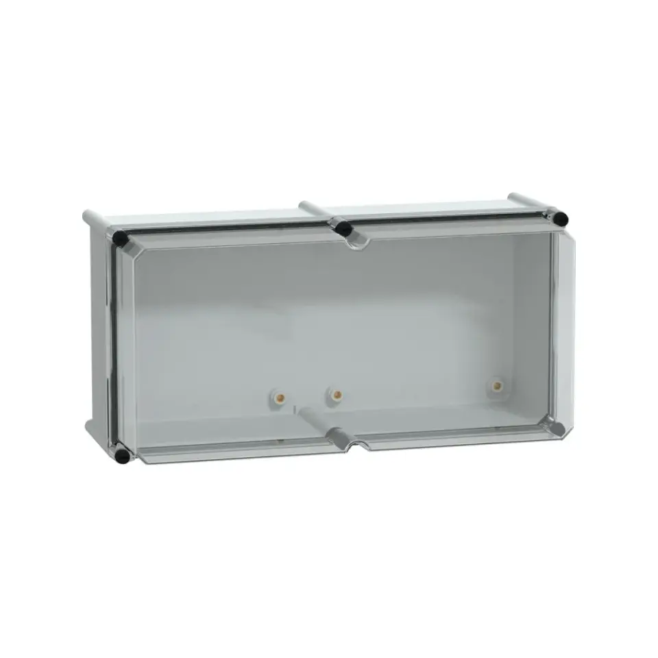 Schneider Electric NSYPLS2754AG, PanelSeT PLS, 270x540x230mm, Şeffaf Polikarbonat Kapaklı Polyester Kutu, IP66
