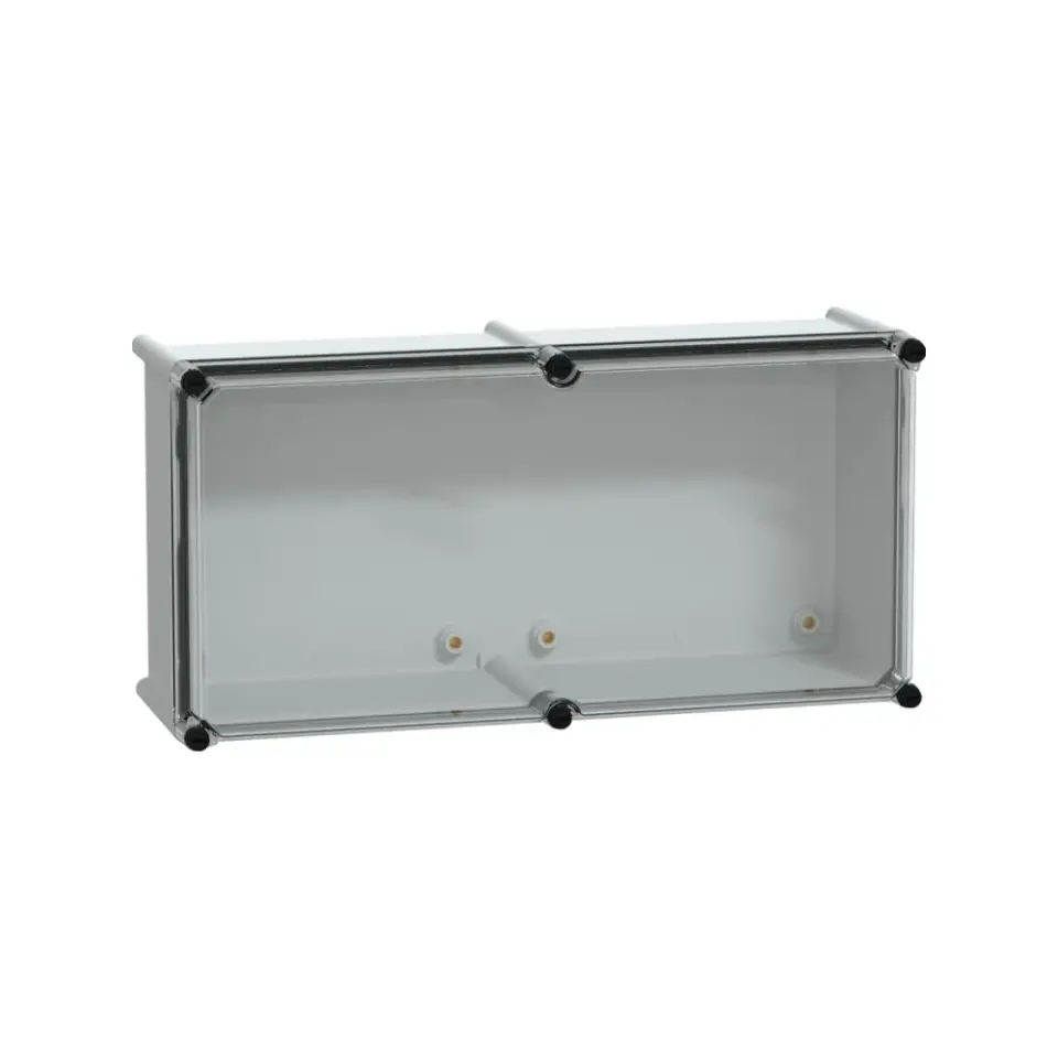 Schneider Electric NSYPLS2754G, PanelSeT PLS, 270x540x180mm, Şeffaf Polikarbonat Kapaklı Polyester Kutu, IP66