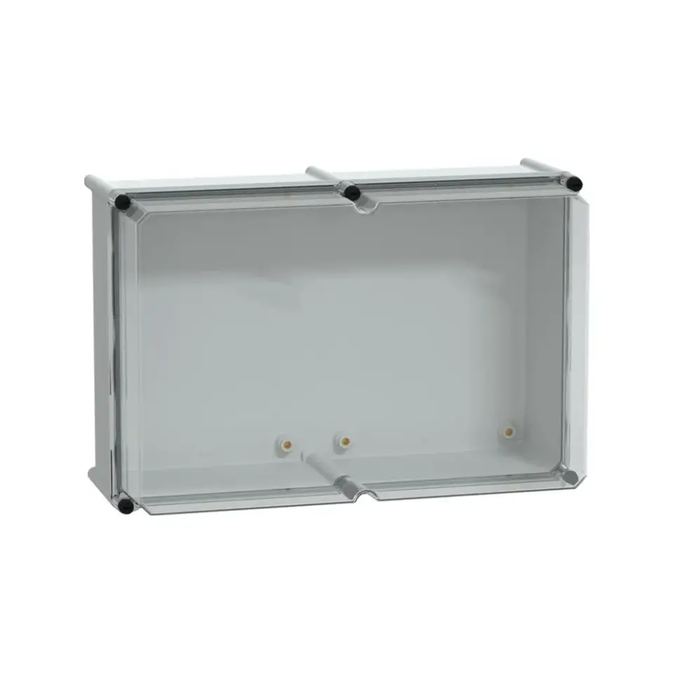 Schneider Electric NSYPLS3654AG, PanelSeT PLS, 360x540x230mm, Şeffaf Polikarbonat Kapaklı Polyester Kutu, IP66