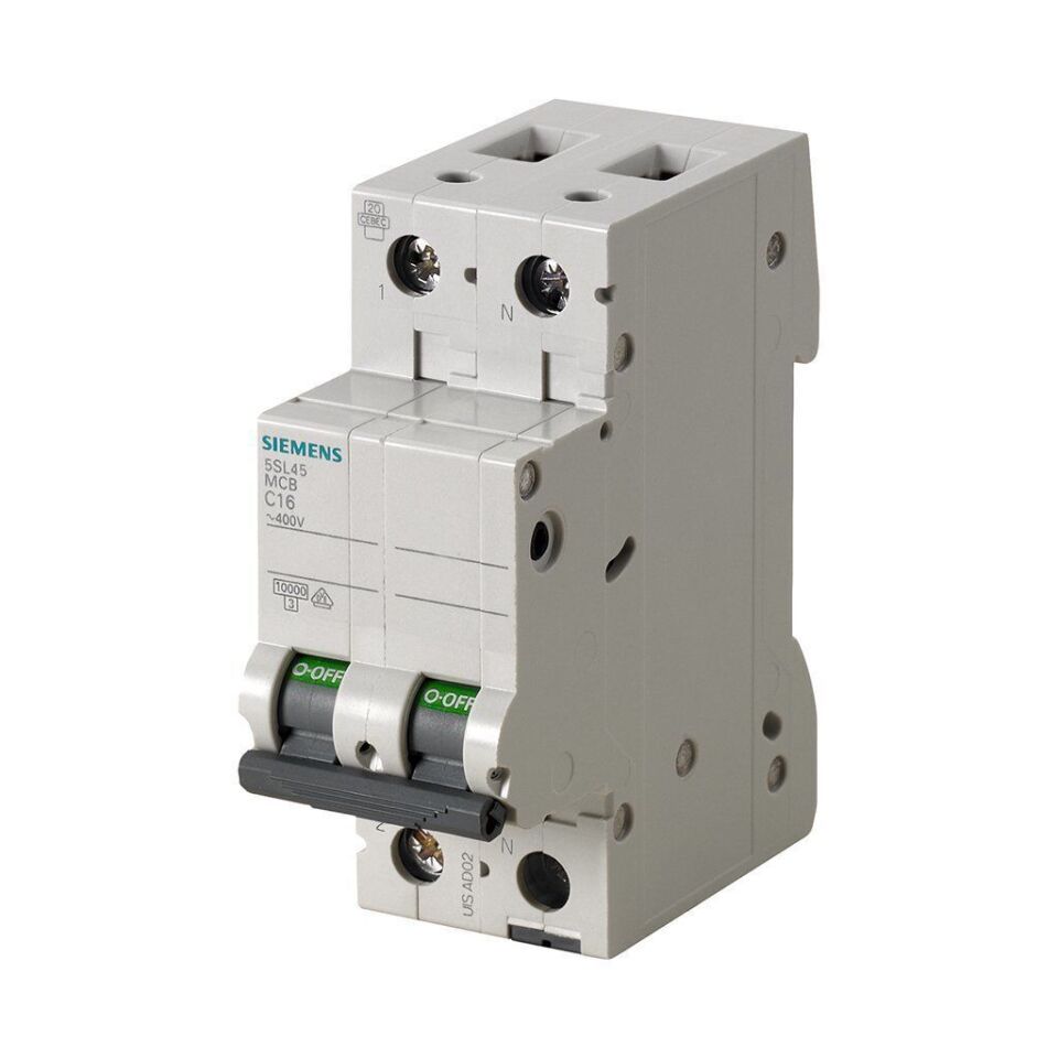 Siemens 5SL4540-7 C2x40A İki Fazlı Otomatik Sigorta 10kA