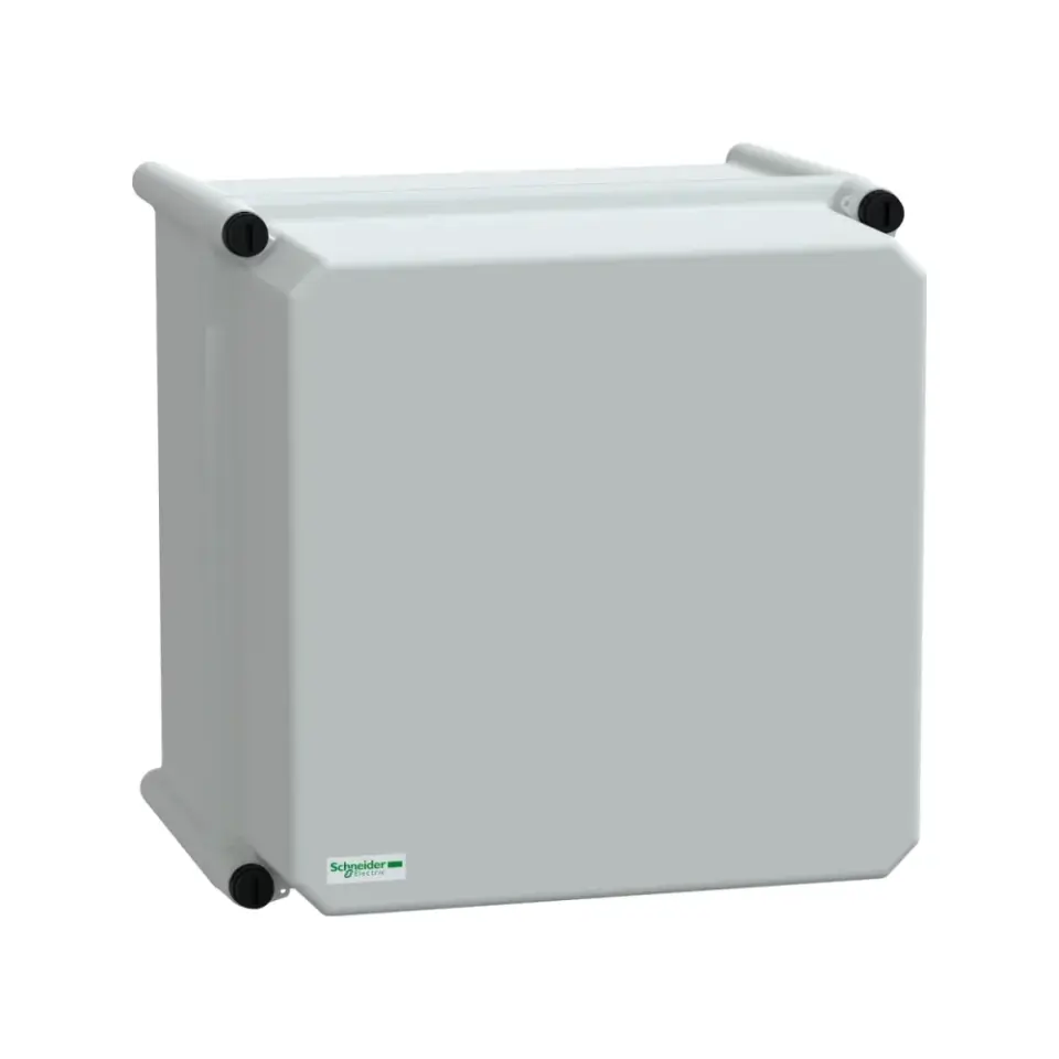 Schneider Electric NSYPLSC2727AG, PanelSeT PLS, 270x270x230mm, Opak Polikarbonat Kapaklı Polyester Kutu, IP66