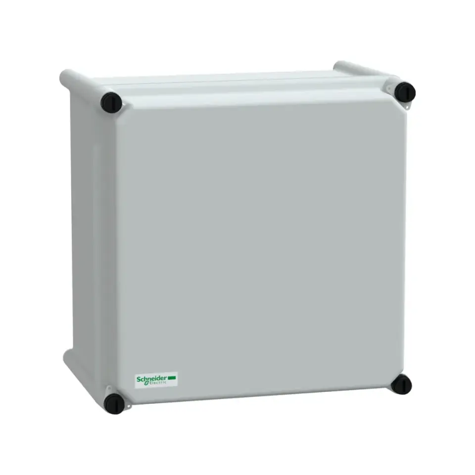 Schneider Electric NSYPLSC2727G, PanelSeT PLS, 270x270x180mm, Opak Polikarbonat Kapaklı Polyester Kutu, IP66