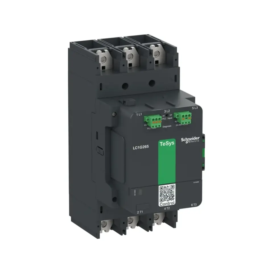 Schneider Electric LC1G400LSEA, TeSys Giga, 400 Amper, 200 kW, 3 Kutuplu, Kontaktör, 200-500 Volt AC/DC, 1NA+1NK