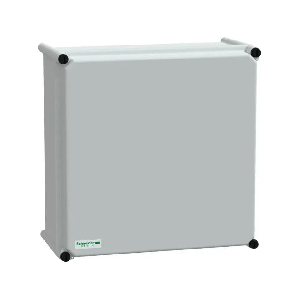 Schneider Electric NSYPLSC3636G, PanelSeT PLS, 360x360x180mm, Opak Polikarbonat Kapaklı Polyester Kutu, IP66