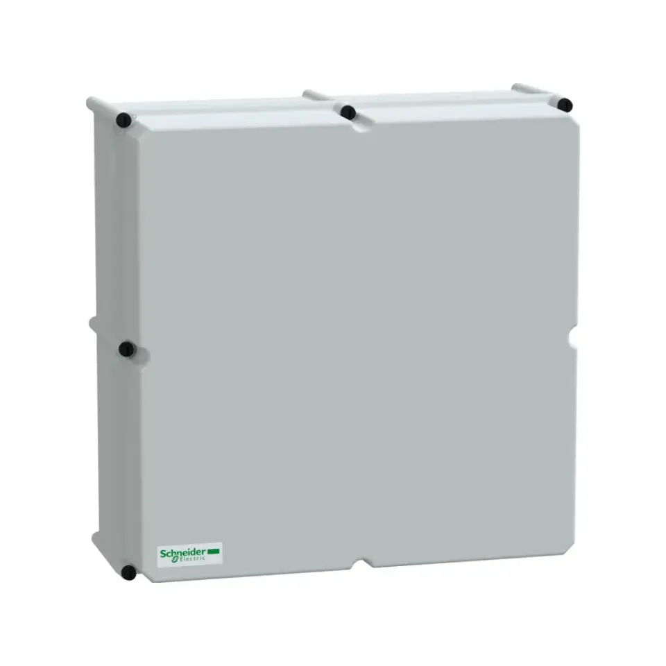 Schneider Electric NSYPLSC5454G, PanelSeT PLS, 540x540x180mm, Opak Polikarbonat Kapaklı Polyester Kutu, IP66