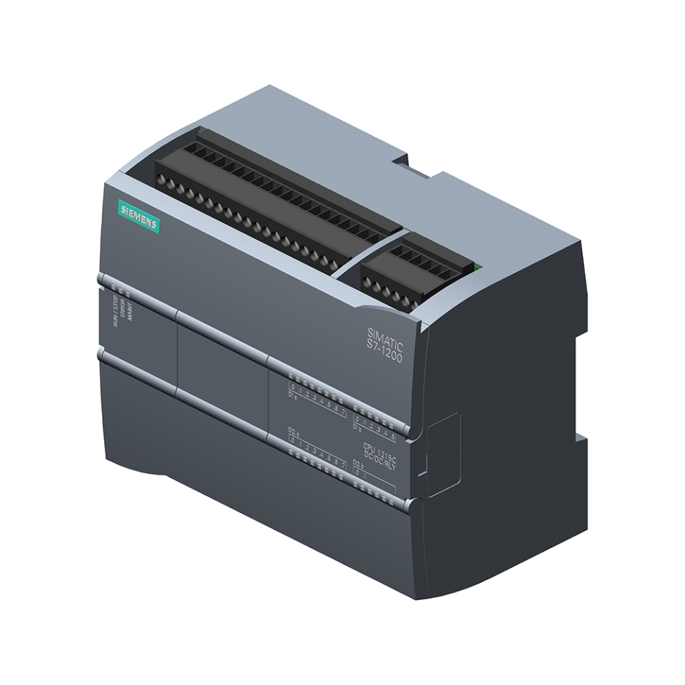 Siemens 6ES7215-1HG40-0XB0 CPU 1215C 14DI / 10DO, 2AI / 2AO CPU S7-1200