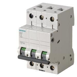 Siemens 5SL4308-7 C3x8A Üç Fazlı Otomatik Sigorta 10kA